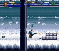 une photo d'Ã©cran de Super Star Wars - The Empire Strikes Back sur Nintendo Super Nes